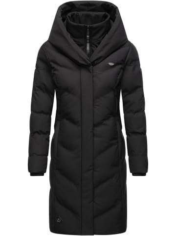 ragwear Wintermantel Natalka Melange in Black24