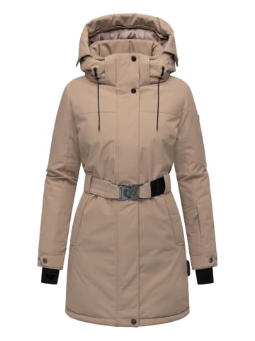 Navahoo Wintermantel Frostkuss 14 in Taupe Grey