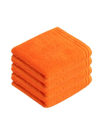 Vossen 4er Pack Handtuch in orange