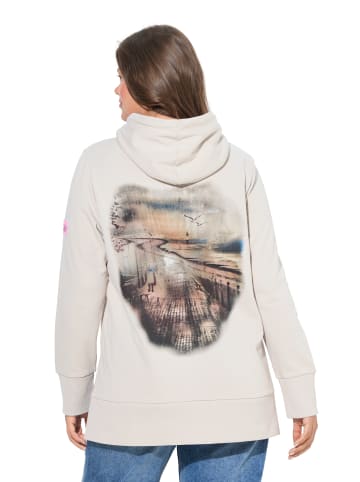 LAURASØN Sweatshirt in graubeige