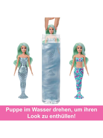 Barbie Color Reveal-Puppe + Zubehörteile Meerjungfrauen-Serie