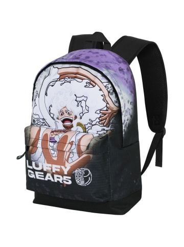 One piece Rucksack Ruffy Gear 5 in schwarz