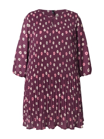 Ulla Popken Kleid in dunkel weinrot