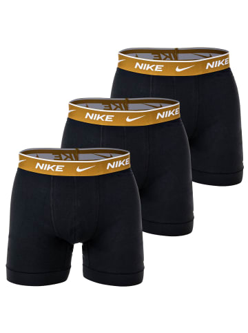 Nike Boxershort 3er Pack in Schwarz/Gold