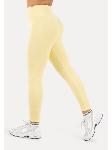 SMILODOX Leggings Timea Scrunch in Gelb