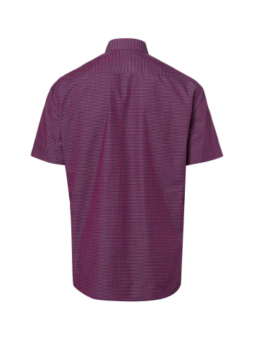 Finshley & Harding Hemd in rot marine - 0005