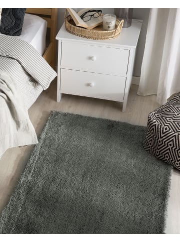 Beliani Shaggy EVREN in Grau - (W) 80 x (H) 3 x (L) 150 cm