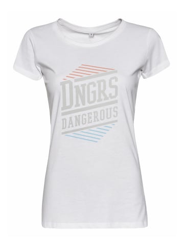DNGRS Dangerous Tall Tees in white