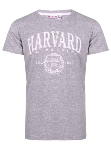 Harvard 2er-Set: T-Shirt Harvard - Yale in Grau-Weiß