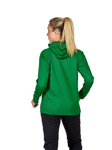 erima Unisex Erwachsene Liga Star Trainingsjacke mit Kapuze in smaragd/weiss