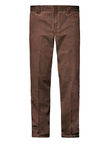 King Kerosin King Kerosin Straight Fit Jeans im Workwear-Style Garage Wear in braun