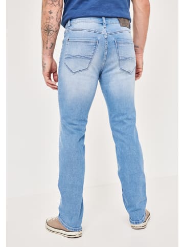 Paddock's 5-Pocket Jeans PIPE in blue bleached use moustache