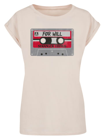 F4NT4STIC T-Shirt Stranger Things Cassette For Will in Whitesand