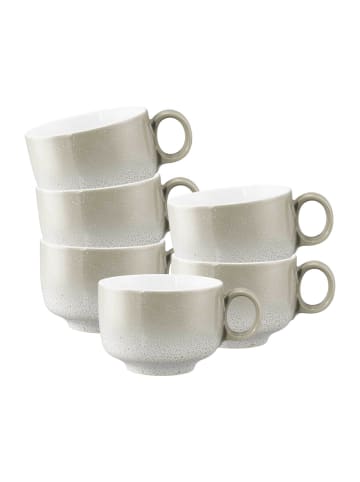 Seltmann Weiden 6er Set Milchkaffeetassen mit Henkel Sento Home 350 ml in Aura cream