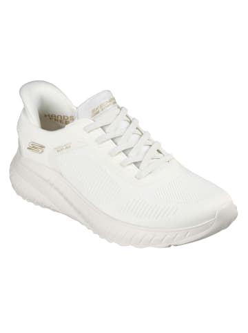 Skechers Slip-Ins: BOBS Sport Squad Chaos in Weiß
