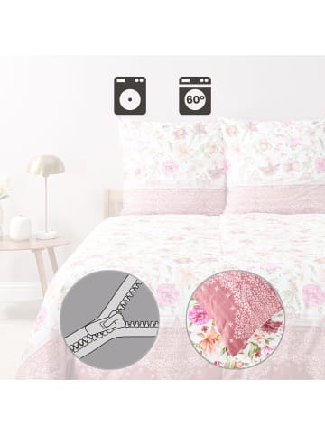 Bassetti Fein Satin Kuschelkissenbezug Casablanca in mauve