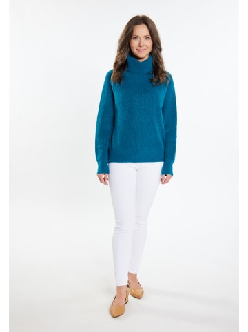Usha Damen Strickpullover in Petrol
