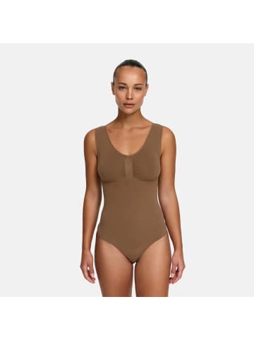 CFAB Figurformender Body mit Slip in Karamell