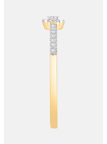 Diamant Exquis Ring aus 585 Gelbgold mit Diamant