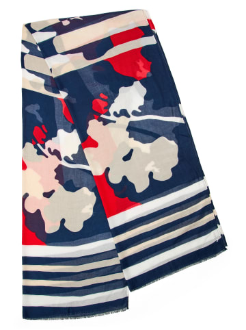 Olsen Schal in marine mehrfarbig - 0001