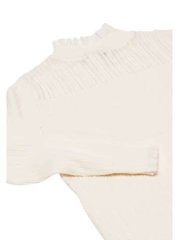 VIRITA Women Strickpullover in Wollweiss