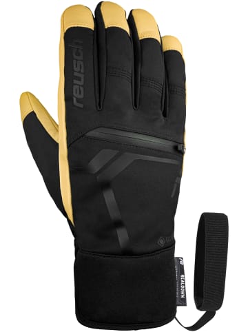 Reusch Fingerhandschuhe Fingerhandschuhe Down Spirit SC in 7490 black / camel
