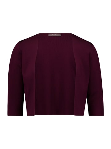 Vera Mont Strickbolero langarm in Strong Aubergine