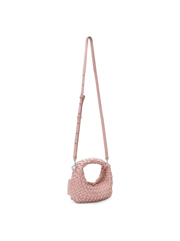 Les Visionnaires Greta Micro weave Handtasche Leder 20 cm in rose quartz