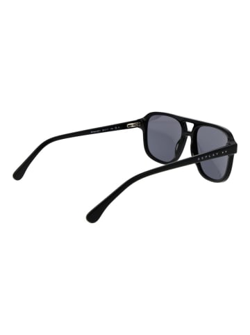 Replay Schwarz Acetat Sonnenbrille