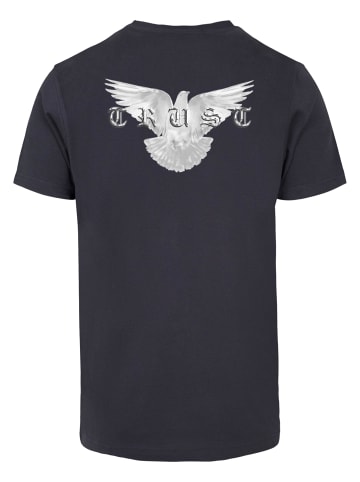 Mister Tee Mister Tee Herren Trust Dove T-Shirt in navy
