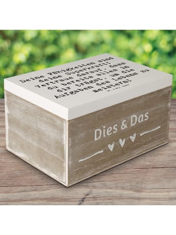 Mr. & Mrs. Panda Schatulle Spruch Vertrauen in Fähigkeiten mit S... in Weiß