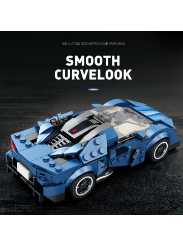 COFI 1453 Reobrix 805 Rennwagen 1:24 Klemmbaustein Auto 320 Teile ab 14 in Blau