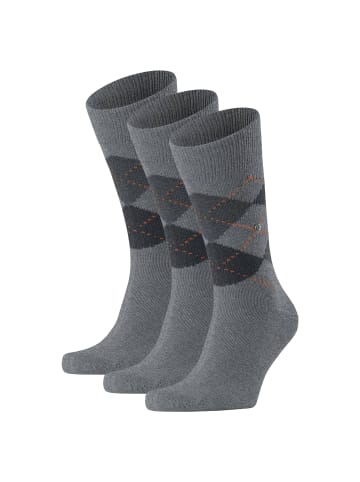 Burlington Socken 3er Pack in Dunkelgrau