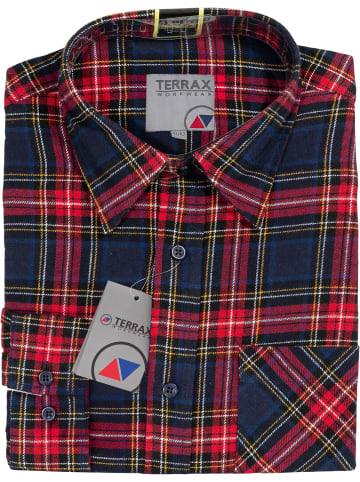 TERRAX Flanellhemd 105 cm in rot