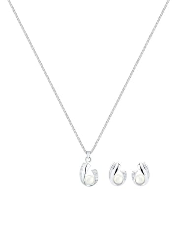 Elli DIAMONDS  Schmuckset 925 Sterling Silber in Weiß