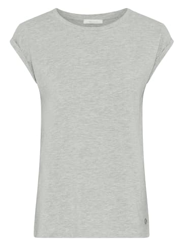 Tamaris T-Shirt in mittelgrau melange