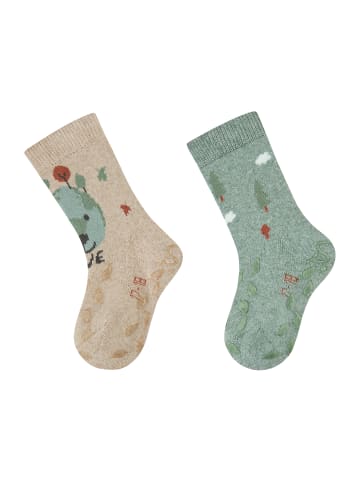 Sterntaler ABS Krabbelsocken 2er-Pack Save in beige