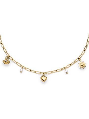 s.Oliver Fußkette Summer Charms in gold
