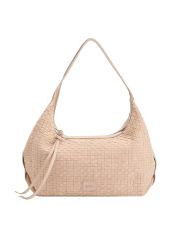 FREDs BRUDER Weave Harmony Schultertasche Leder 40 cm in stone