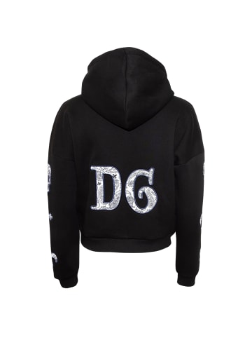 Roberto Geissini Patch Hoodie Davina Schwarz