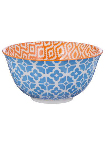 Butlers Schale ORNAMENTS 6er-Set in Blau-Orange