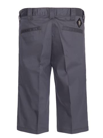 King Kerosin King Kerosin King Kerosin Workwear Shorts in Oil-Washed Optik Garage Wear in grey