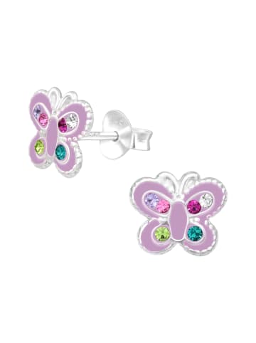 schmuck23 Silber Ohrringe 925 Schmetterling 0,7 cm x 0,8 cm
