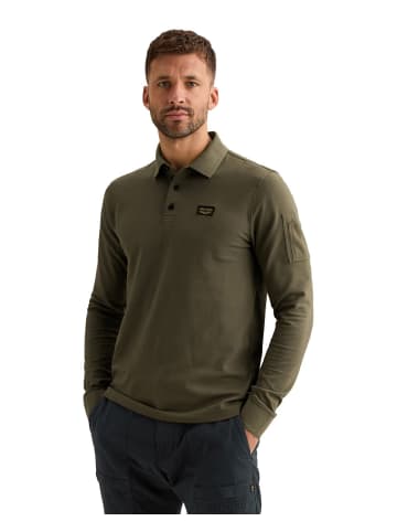 PME Legend Poloshirt LONG SLEEVE POLO AMERICAN CLASSIC in Grün