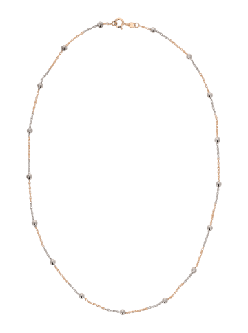 faina Women Chain Necklace in Rose Gold Silver