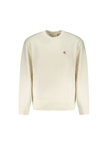 Calvin Klein Weißes Baumwoll-Sweatshirt