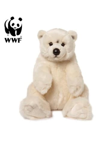 WWF Plüschtier - Eisbär (sitzend, 32cm) in weiß