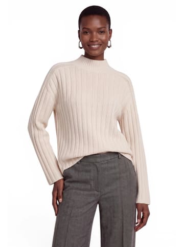 Zero  Strickpullover mit Stehkragen in Cream