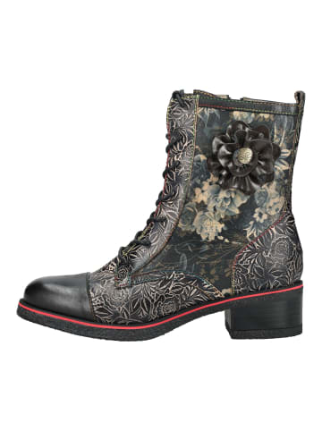 LAURA VITA Stiefelette in Schwarz Kombi