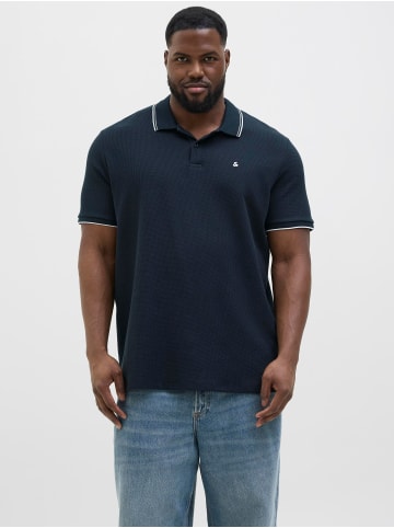 JACK & JONES PLUS Poloshirt in Sky Captain